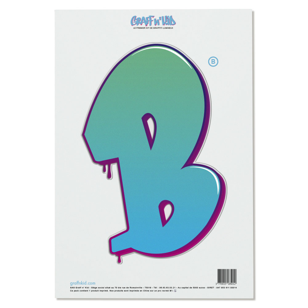 Lettre B Style “Arrows“ by KUSKO