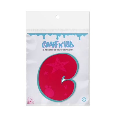 Lettre C Style â€œBubbleâ€œ by SOMER