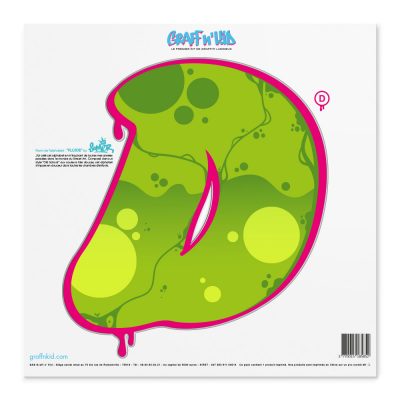 Lettre D Style â€œFluide Greenâ€œ by SOMER