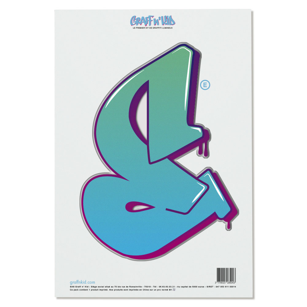 Lettre E Style “Arrows“ by KUSKO