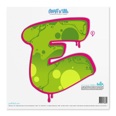 Lettre E Style â€œFluide Greenâ€œ by SOMER