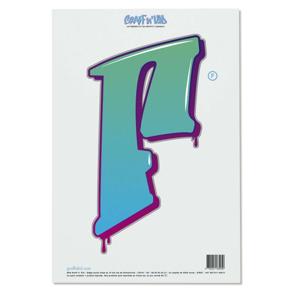 Lettre F Style “Arrows“ by KUSKO