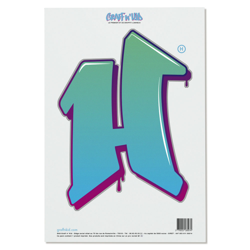 Lettre H Style “Arrows“ by KUSKO