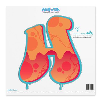 Lettre H Style â€œFluide Summerâ€œ by SOMER