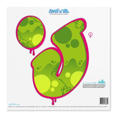 Lettre J Style â€œFluide Greenâ€œ by SOMER