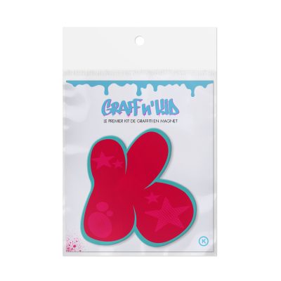 Lettre K Style â€œBubbleâ€œ by SOMER