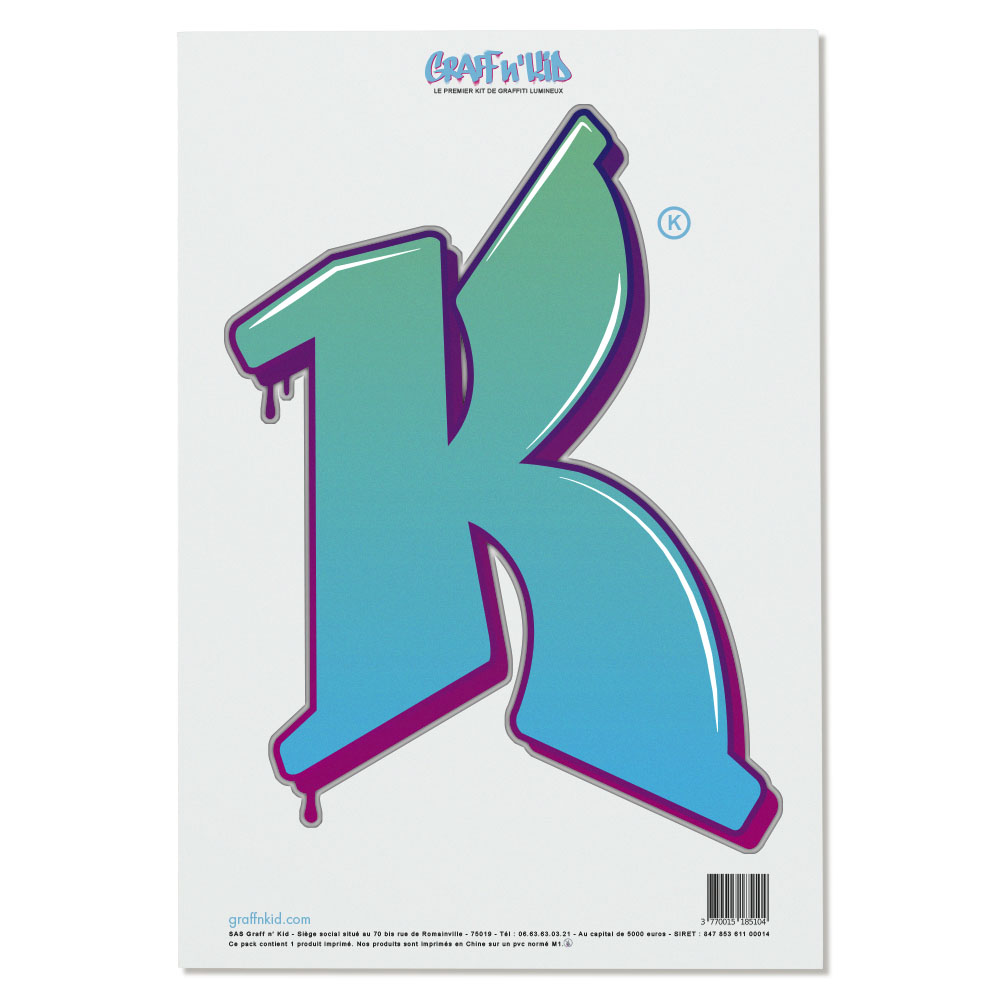Lettre K Style “Arrows“ by KUSKO