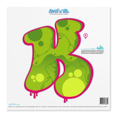 Lettre K Style â€œFluide Greenâ€œ by SOMER