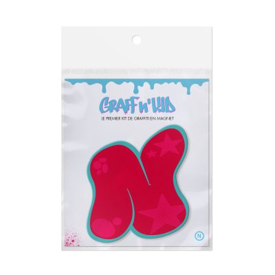 Lettre N Style â€œBubbleâ€œ by SOMER