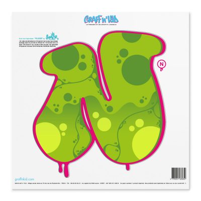 Lettre N Style â€œFluide Greenâ€œ by SOMER