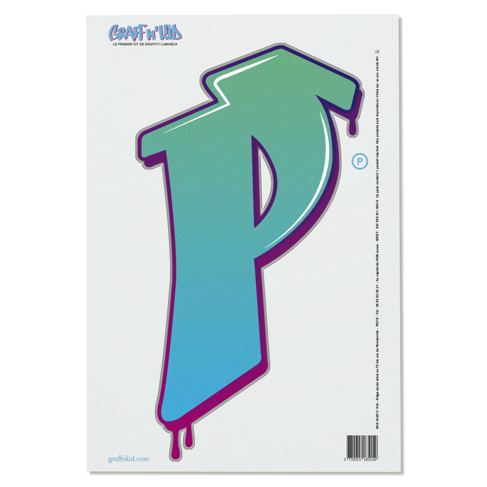 Lettre P Style “Arrows“ by KUSKO