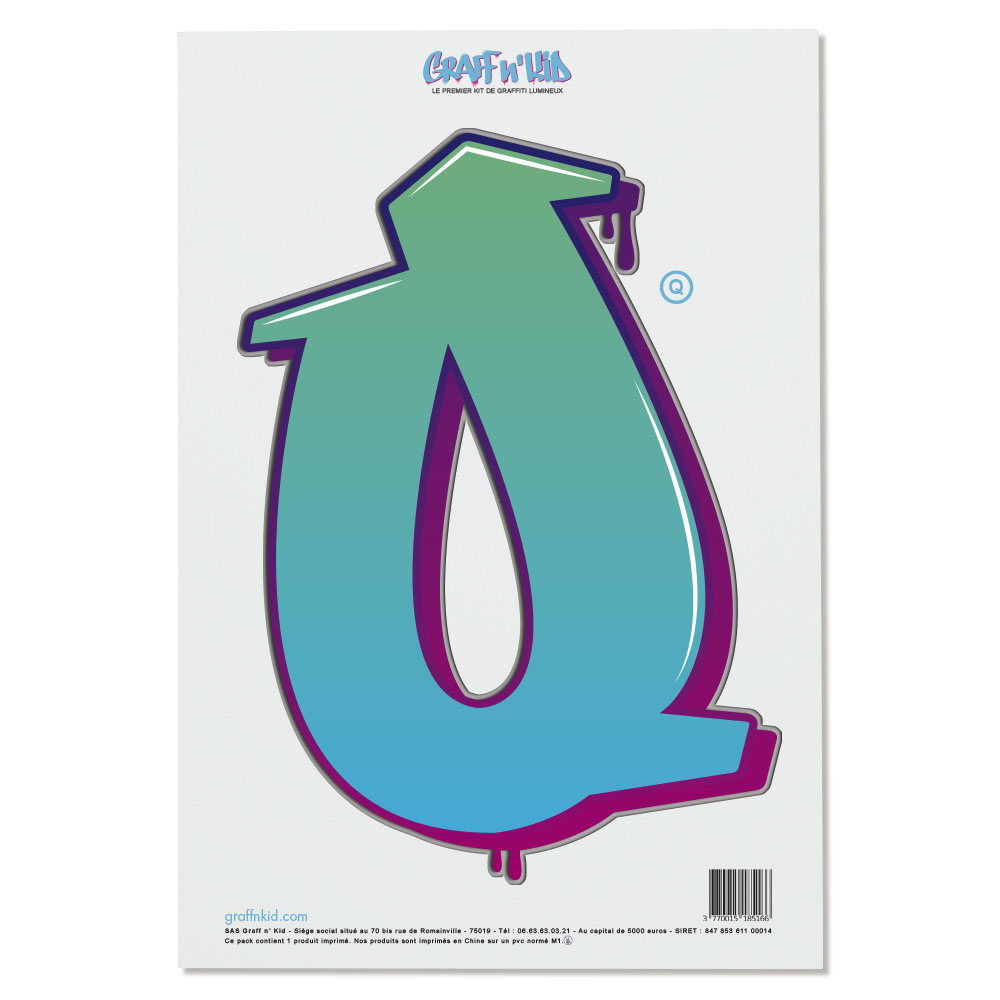 Lettre Q Style “Arrows“ by KUSKO
