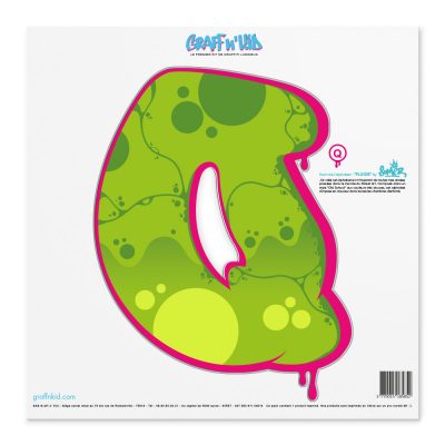 Lettre Q Style â€œFluide Greenâ€œ by SOMER