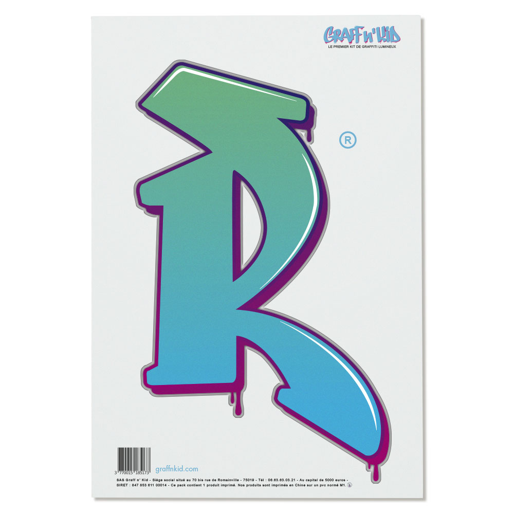 Lettre R Style “Arrows“ by KUSKO
