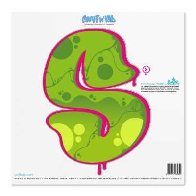 Lettre S Style â€œFluide Greenâ€œ by SOMER