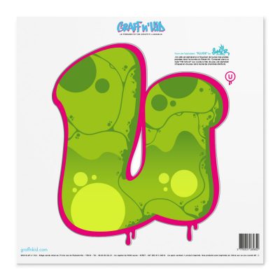 Lettre U Style â€œFluide Greenâ€œ by SOMER