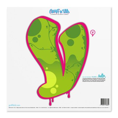 Lettre V Style â€œFluide Greenâ€œ by SOMER