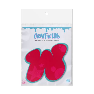 Lettre W Style â€œBubbleâ€œ by SOMER