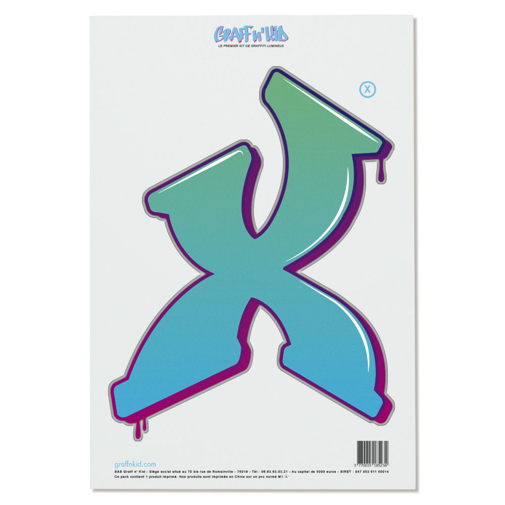 Lettre X Style “Arrows“ by KUSKO
