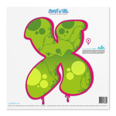 Lettre X Style â€œFluide Greenâ€œ by SOMER