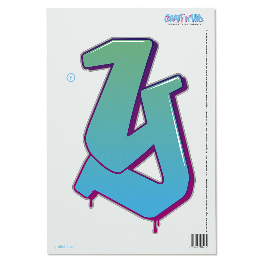Lettre Y Style “Arrows“ by KUSKO