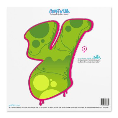 Lettre Y Style â€œFluide Greenâ€œ by SOMER