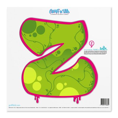 Lettre Z Style â€œFluide Greenâ€œ by SOMER